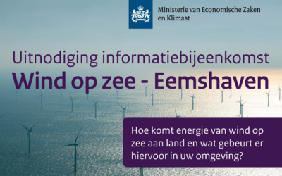 Uitnodiging Informatiebijeenkomst Wind op zee – Eemshaven
